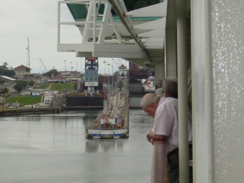 Panama - Entering the Canal