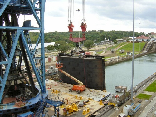 Panama - Canal Door